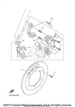 FRONT BRAKE CALIPER