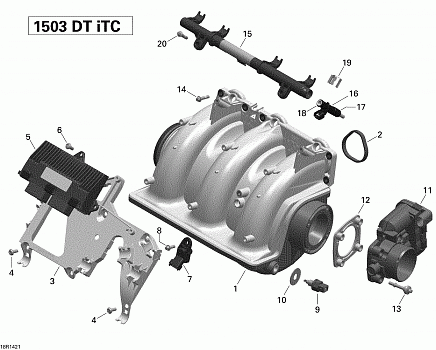 Air Intake Manifold And Throttle Body