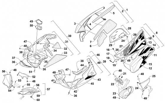 SKID PLATE AND SIDE PANEL ASSEMBLY