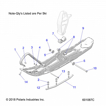 STEERING, SKI ASM. - S20CEA5BSL (601087C)