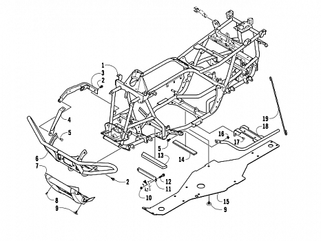 FRAME AND RELATED PARTS