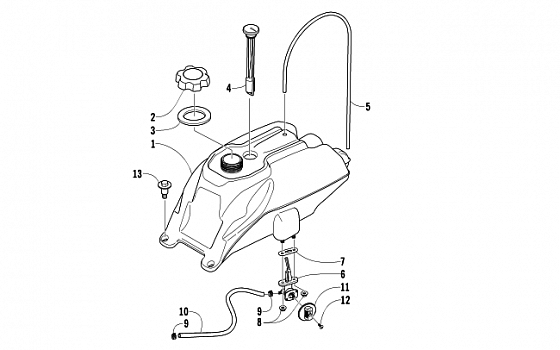 GAS TANK ASSEMBLY