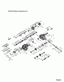 DRIVE TRAIN, MAIN GEARCASE - R19RNA57B1/B9/EBX (702404)