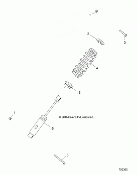 SUSPENSION, FRONT SHOCK MOUNTING - R16RTAD1A1/E1 (700365)