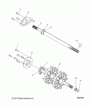 DRIVE TRAIN, JACKSHAFT and DRIVESHAFT - S20EEG6PSL (600766)