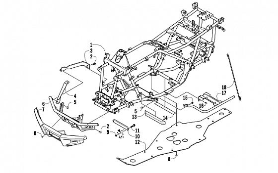 FRAME AND RELATED PARTS