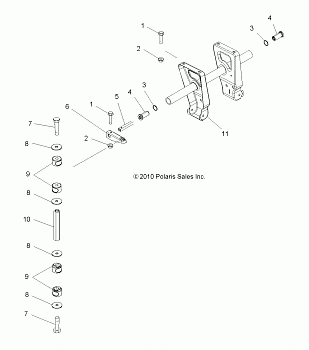 SUSPENSION, TORSION BAR - A11MB46FZ (49ATVTORSION11SP500)