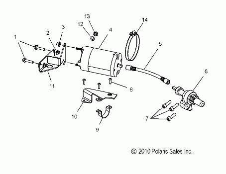 ENGINE, STARTER MOTOR - S12CG6GSA/GSL/GEL (49SNOWSTARTER11800PRMK)