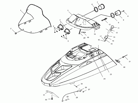 HOOD - S01ST6ES (4960836083A010)