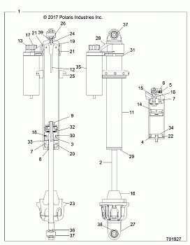 SUSPENSION, FRONT SHOCK - Z20NAE92KL (701927)