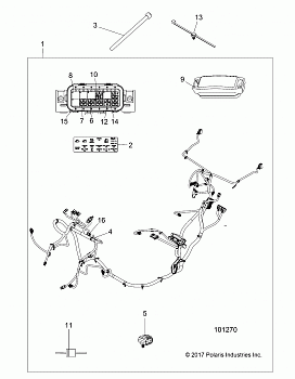 ELECTRICAL, WIRE HARNESS - A18DAA50B7 (101270)