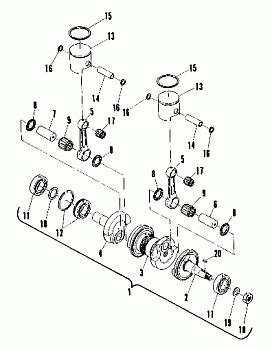 Piston and Crankshaft (400) (4910941094035A)