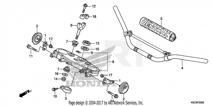 HANDLEBAR + TOP BRIDGE