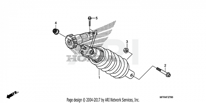 REAR SHOCK ABSORBER