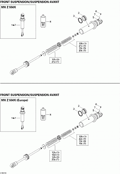 Take Apart Shock, Front 550X