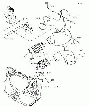 Air Cleaner-Belt Converter