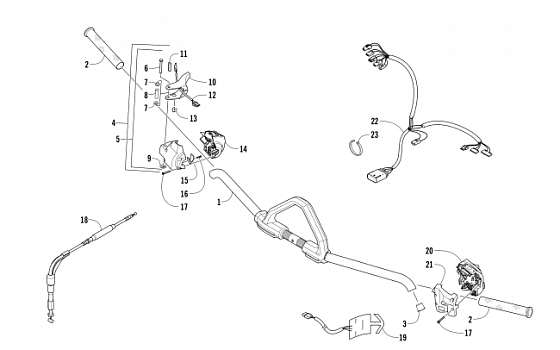 HANDLEBAR AND CONTROLS