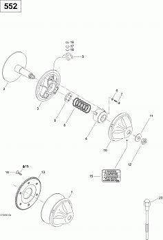 Drive Pulley 552