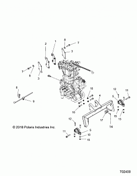 ENGINE, ENGINE and TRANSMISSION MOUNTING - R19RNA57B1/B9/EBX (700757)