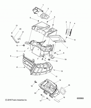 ENGINE, AIR INTAKE SYSTEM - S19EKB6PSL (600866)