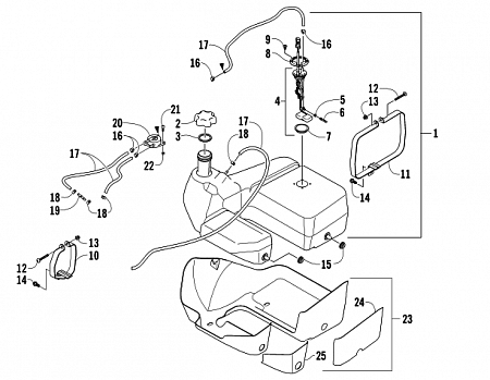 GAS TANK ASSEMBLY