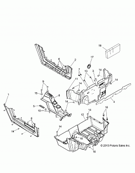 BODY, FLOOR and ROCKER PANELS - Z14JT87AD/9EAO/9EAOL/9EAL (49RGRFLOOR14RZR900)