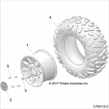 WHEELS, REAR - Z20NAE92KL (C700112-2)