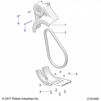 DRIVE TRAIN, CHAIN GUARD - A20HAB15N2 (C101409)