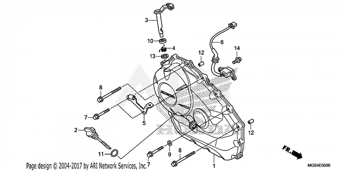 RIGHT CRANKCASE COVER (1)