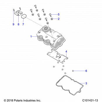 ENGINE, VALVE COVER - A20SVE95KR (C101431-13)