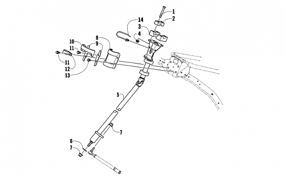 STEERING POST ASSEMBLY