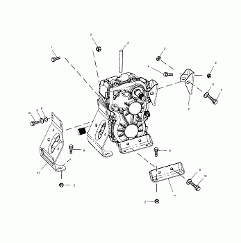 TRANSMISSION MOUNTING - A03CD32AA/AB/AC/FB (4975217521D02)