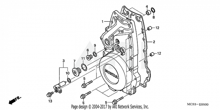 FRONT CRANKCASE COVER