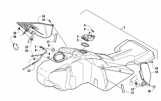 GAS TANK ASSEMBLY