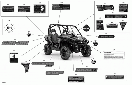 Decals - 1000 - XT