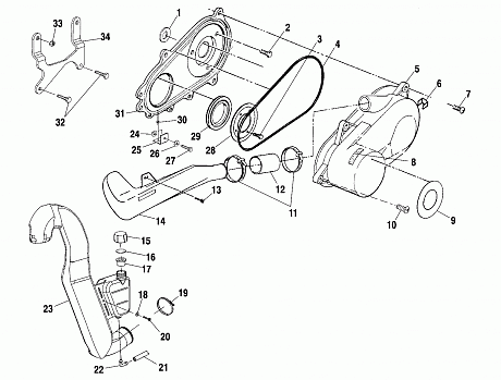 CLUTCH COVER - A03BA38CA (4982568256C01)