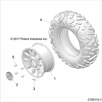 WHEELS, FRONT - Z20NAE92KL (C700112-1)