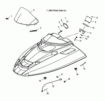 HOOD - S06NP5BSA/NE5BSB (4997239723A09)