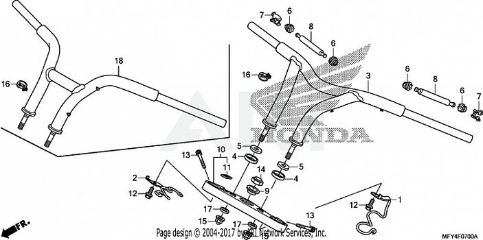 HANDLEBAR + TOP BRIDGE