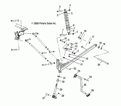 SUSPENSION, FRONT - S06NJ5BSA (4997279727B01)