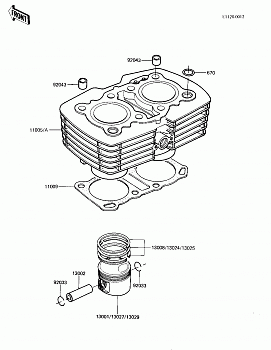 CYLINDER/PISTONS