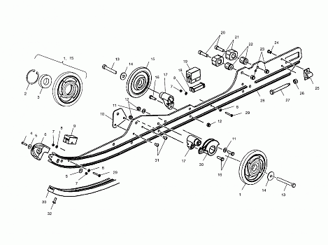 RAIL MOUNTING (SUSPENSION) - S02NT7DS (4970727072B10)