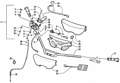 HANDLEBAR AND CONTROLS