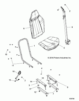 BODY, SEAT - A20HAB15N2 (100798)