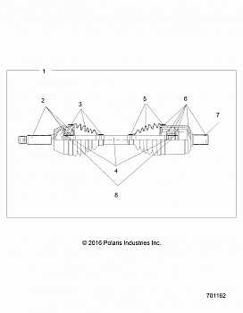 DRIVE TRAIN, FRONT DRIVE SHAFT - R18RNA57B1/B9/EBV (701162)