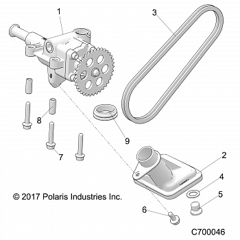 ENGINE, OIL PUMP - R19RRM99AL (C700046)