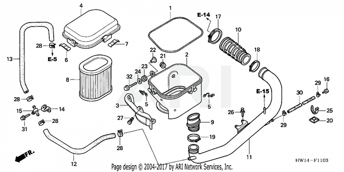 AIR CLEANER (TURBO '04-'05)