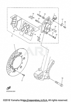 FRONT BRAKE CALIPER