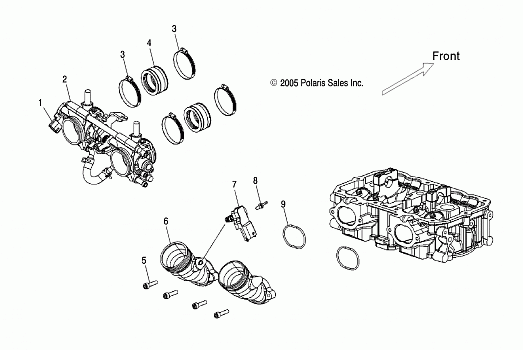 ENGINE, THROTTLE BODY/INTAKE MANIFOLD - S10PT7FSL/FSM/FEL (4997479747D09)