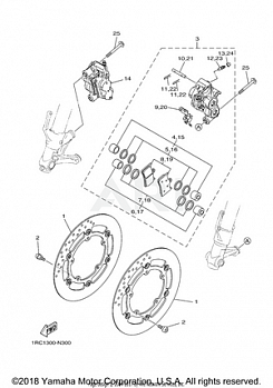 FRONT BRAKE CALIPER